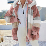 Faylura – Women’s Soft Plush Fluffy Hooded Cardigan