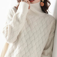 Mirelda – Women’s Cashmere Turtleneck Jumper