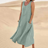 Sylira - Long Dress with Pockets