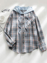 Maribell - Plaid Knit Cardigan