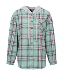 Maribell - Plaid Knit Cardigan