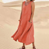 Sylira - Long Dress with Pockets