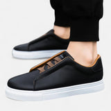 Mondevo - Premium Leather Slip On Men Sneakers