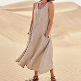 Sylira - Long Dress with Pockets