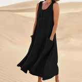 Sylira - Long Dress with Pockets