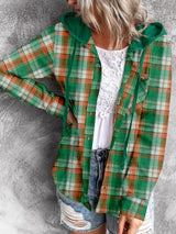 Maribell - Plaid Knit Cardigan