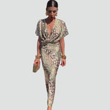 Aisling - Light Wrap Neck Dress