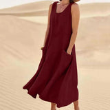 Sylira - Long Dress with Pockets
