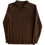 Marcellan – Men’s Long Sleeve Polo Knit Jumper