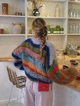 Mirah - Womens Multicolour Mohair Sweater