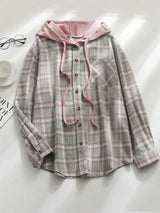 Maribell - Plaid Knit Cardigan