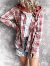 Maribell - Plaid Knit Cardigan