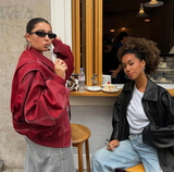 Valerique - Red Oversized Womens Jacket