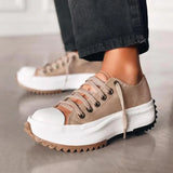 Women's Platform Sneakers with Modern Design and Durable Materials