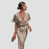 Aisling - Light Wrap Neck Dress