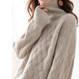 Mirelda – Women’s Cashmere Turtleneck Jumper