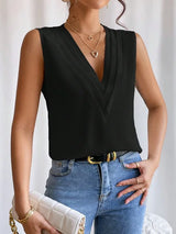 Minna - Blusa elegante senza maniche da donna