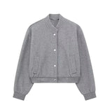 Zyrah - Womens Cropped Bomber Jacket