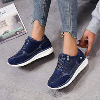 Evelis - Womens Lace Up Platform Sneakers