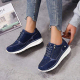 Evelis - Womens Lace Up Platform Sneakers
