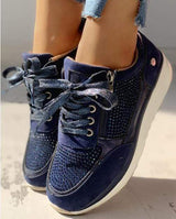 Evelis - Womens Lace Up Platform Sneakers