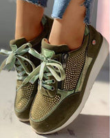 Evelis - Womens Lace Up Platform Sneakers
