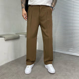 Vittorio – Pantaloni eleganti a gamba larga da uomo