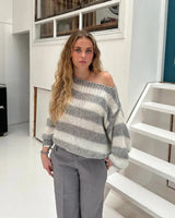 Arvessa – Women’s Asymmetric Textured Jumper