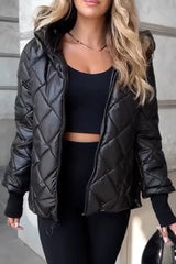 Ezmira – Women’s Quilted Jacket with Stand Collar