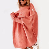 Thalora – Women’s Long Hooded Knit Cardigan