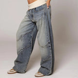 Nalora – Women’s Wide-Leg Trousers with Contrast Waistband