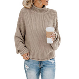 Avriel – Womens Chunky Knit Turtleneck Jumper