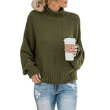 Avriel – Womens Chunky Knit Turtleneck Jumper