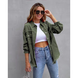 Ismeriah - Womens Oversized Cotton Denim Jacket
