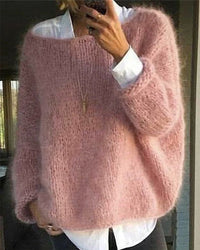 Alverine - Womens Knitted Pullover Sweater