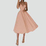 Paris – Flared Midi Cocktail Dress Sweetheart Neckline