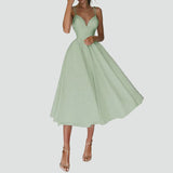 Paris – Flared Midi Cocktail Dress Sweetheart Neckline