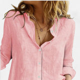 Verouxa - Women Loose Long Sleeve Shirt