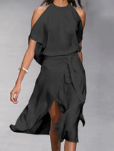 Tamora - Off Shoulder Midi Dress For Women