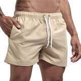 Bravion - Mens Swim Shorts With Drawstring And Side Pockets