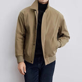 Alonzo – Men’s Collared Spring Jacket with Pockets