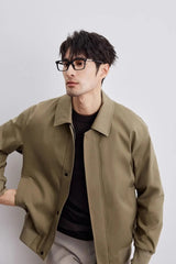 Alonzo – Men’s Collared Spring Jacket with Pockets