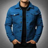 Darien – Chaqueta de primavera para hombre con cuello y mangas largas