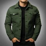 Darien – Chaqueta de primavera para hombre con cuello y mangas largas