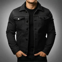 Darien – Chaqueta de primavera para hombre con cuello y mangas largas