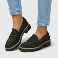 Anvera – Chunky Slip On Loafer Shoes Women