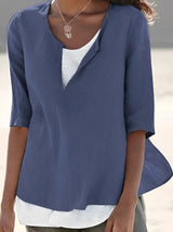 Marisse - Elegant Layered Effect Blouse