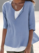 Marisse - Elegant Layered Effect Blouse