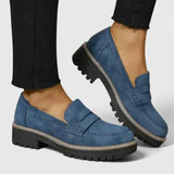 Anvera – Chunky Slip On Loafer Shoes Women