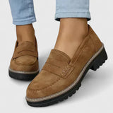 Anvera – Chunky Slip On Loafer Shoes Women